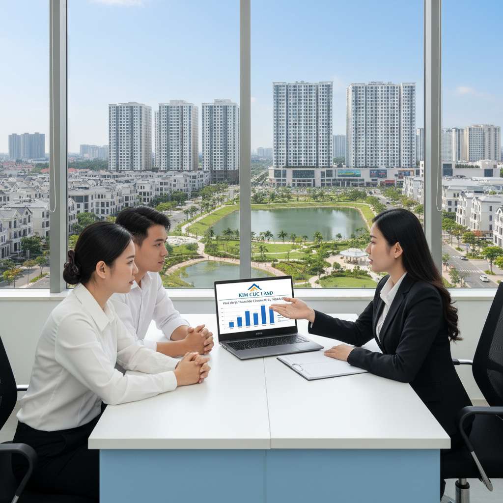 Nhóm Kim Cúc Land thảo luận bảng giá đất Hà Đông