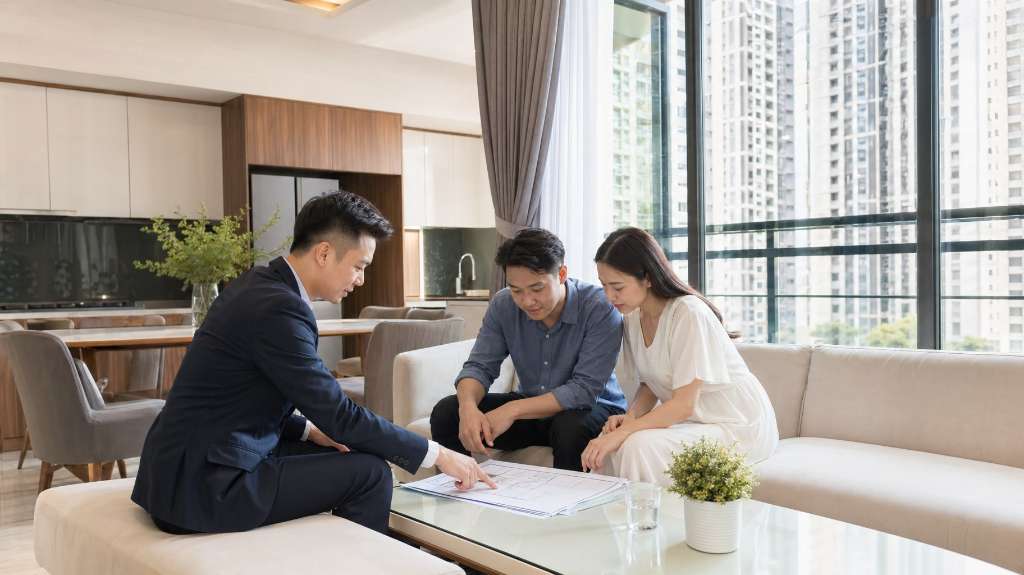Môi giới bất động sản tư vấn hợp đồng cho khách hàng