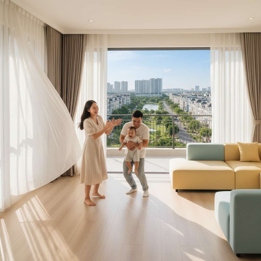 Không gian sống lý tưởng cho gia đình hiện đại