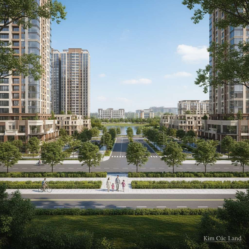 Khu chung cư xanh mát tại Hà Đông