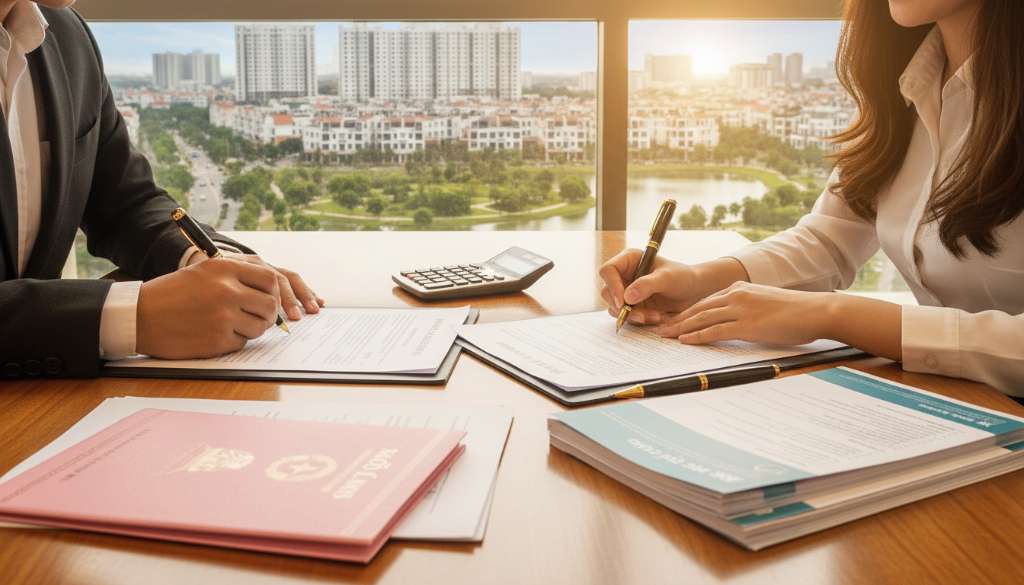 Thuế phí sang tên chung cư Thanh Hà hết bao nhiêu? Bảng tính chi tiết 2025