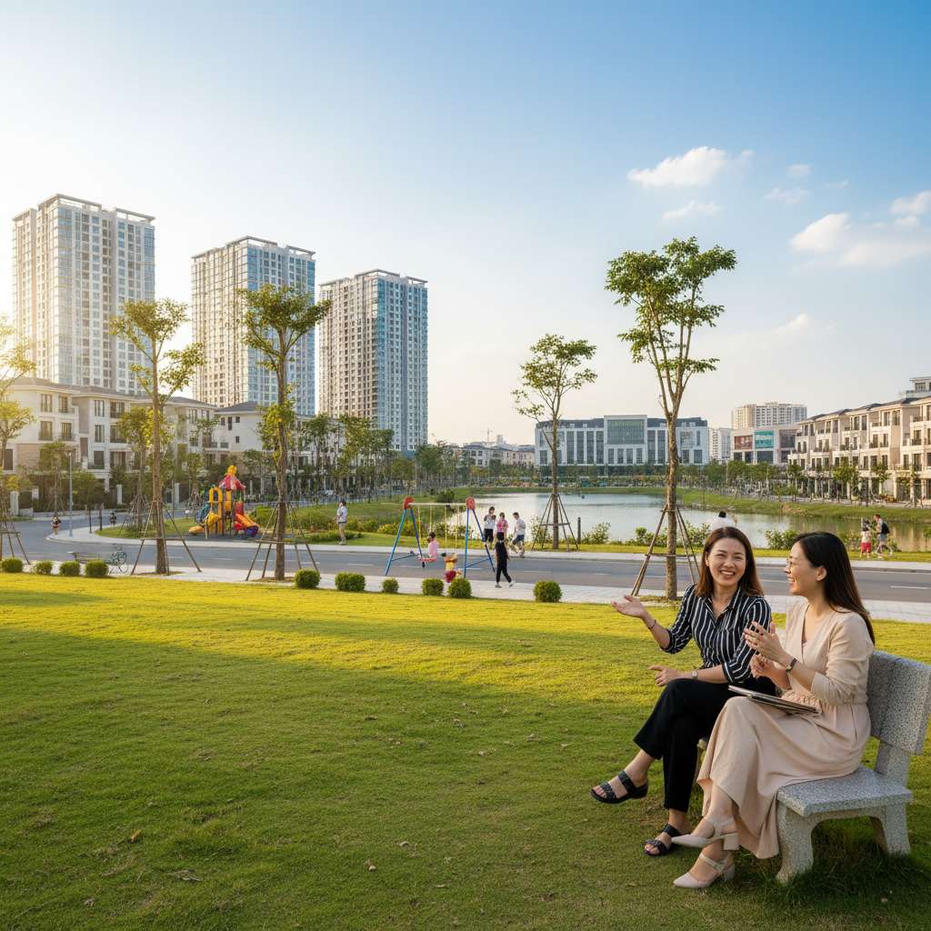 Không gian xanh mát cho cuộc sống gia đình